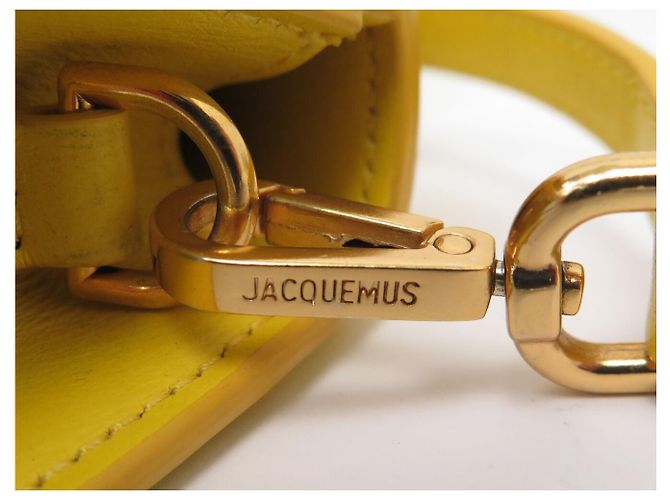 BORSA A MANO JACQUEMUS LE BAMBINO 213BA006 IN PELLE GIALLA A SPALLA Giallo - vista 9