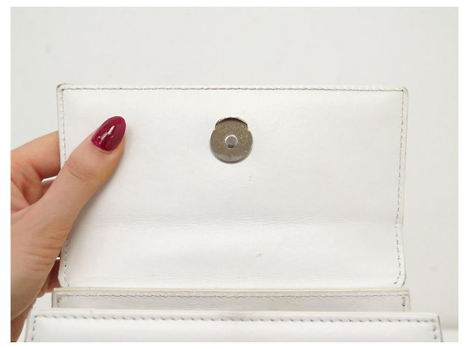 BORSA A SPALLA JACQUEMUS LE CHIQUITO 213BA002 PELLE BIANCA Bianco - vista 10