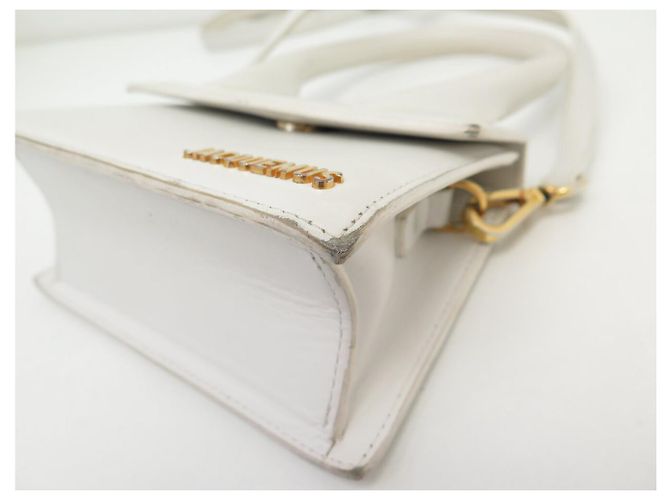 BORSA A SPALLA JACQUEMUS LE CHIQUITO 213BA002 PELLE BIANCA Bianco - vista 18