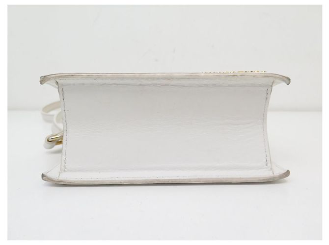 BORSA A SPALLA JACQUEMUS LE CHIQUITO 213BA002 PELLE BIANCA Bianco - vista 20