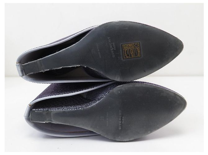 NEUE GIVENCHY SHARK LOCK STRASS & LEDER STIEFEL SCHUHE 39 Lila - Ansicht 12
