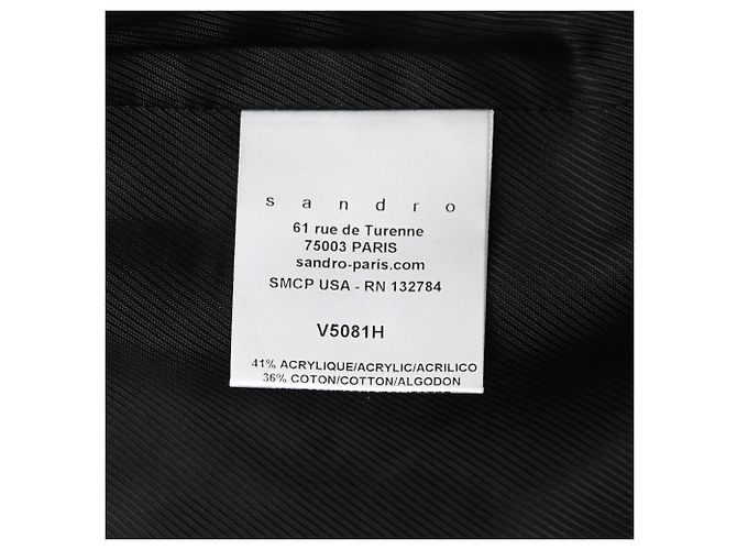 Sandro Cropped Blazer aus Metallic-Tweed Mehrfarben - Ansicht 5