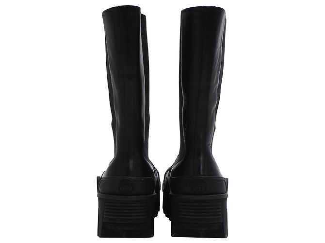 Versace Mid-Calf Chelsea Boots aus Leder in Schwarz - Ansicht 3