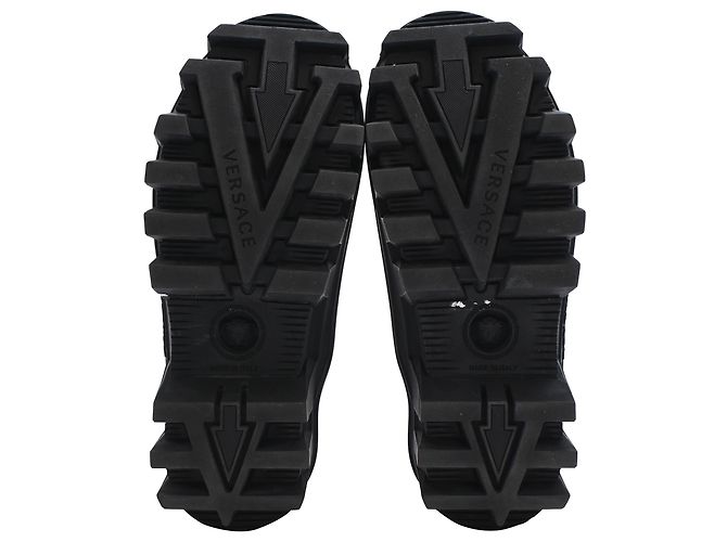 Versace Mid-Calf Chelsea Boots aus Leder in Schwarz - Ansicht 6