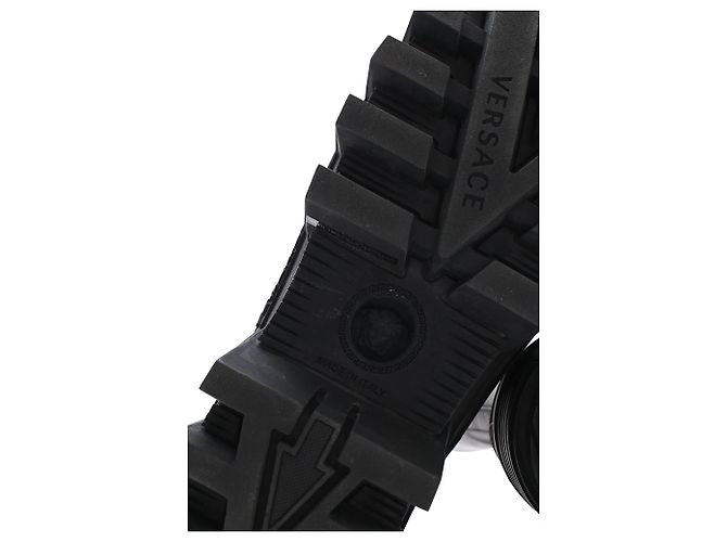 Versace Mid-Calf Chelsea Boots aus Leder in Schwarz - Ansicht 7