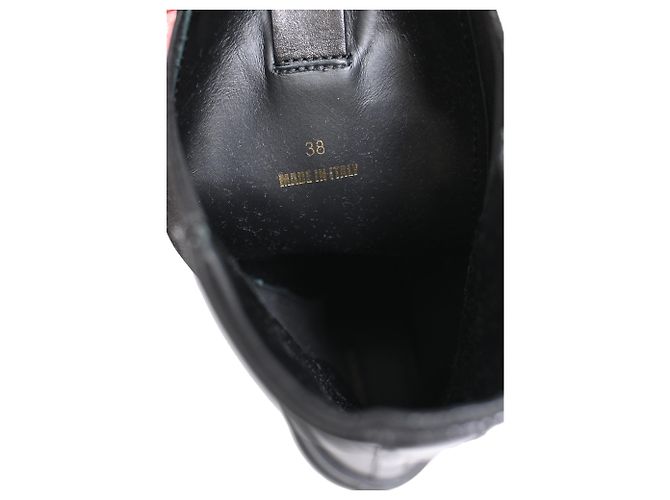 Versace Mid-Calf Chelsea Boots aus Leder in Schwarz - Ansicht 8
