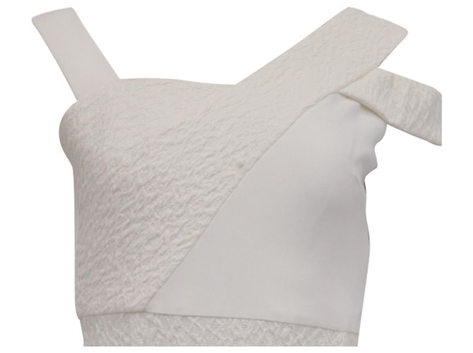 Roland Mouret Abito midi Rouland Mouret in poliammide bianca Bianco Crudo - vista 2