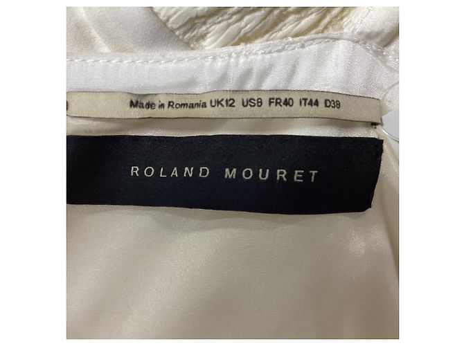 Roland Mouret Abito midi Rouland Mouret in poliammide bianca Bianco Crudo - vista 6