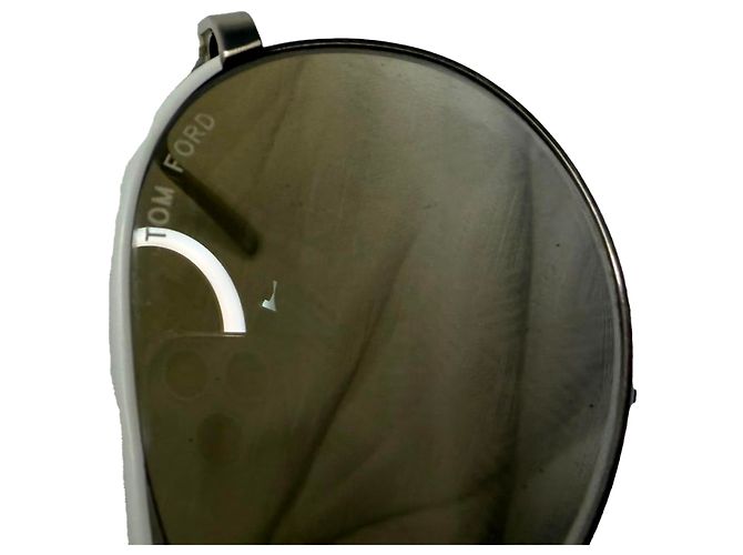 Occhiali da sole aviator Tom Ford in acetato avorio Bianco Crudo - vista 6