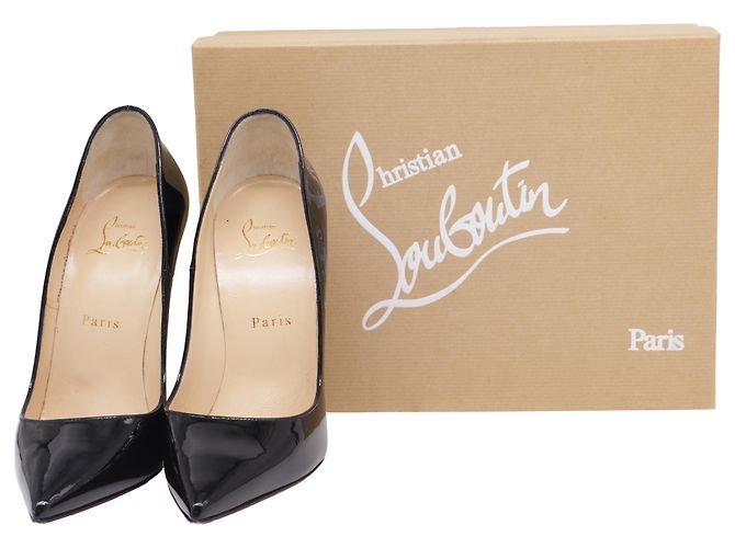 Décolleté So Kate di Christian Louboutin in vernice nera - vista 9