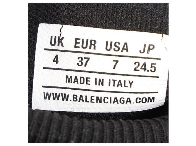 Balenciaga Speed Sneaker aus schwarzem Polyester - Ansicht 10