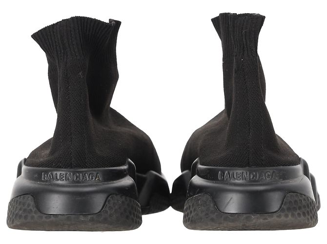 Balenciaga Speed Sneaker aus schwarzem Polyester - Ansicht 3