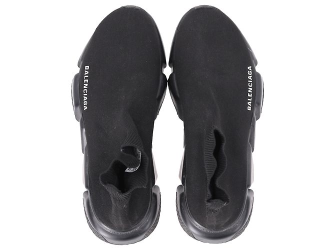 Balenciaga Speed Sneaker aus schwarzem Polyester - Ansicht 7
