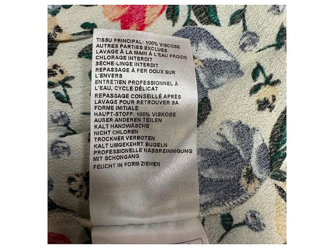 Abito midi con stampa floreale Ba&Sh in viscosa multicolore - vista 6