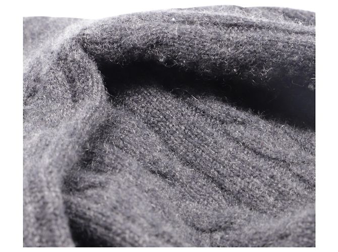 V-Ausschnitt Pullover Ralph Lauren Black Label aus Kaschmir in Anthrazitgrau - Ansicht 5
