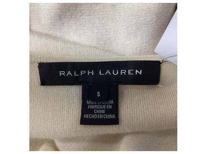 Ralph Lauren Cardigan mit offenem Front in Creme Cashmere - Ansicht 6