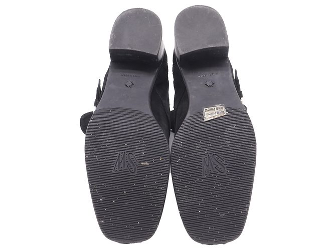 Botines con hebilla Britain de Stuart Weitzman en ante marrón Negro - vista 7