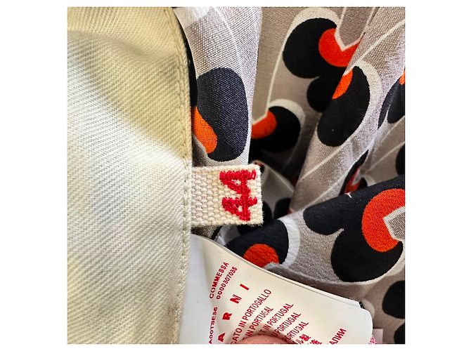 Marni Hose mit Print aus Multicolour-Viskose Mehrfarben - Ansicht 5