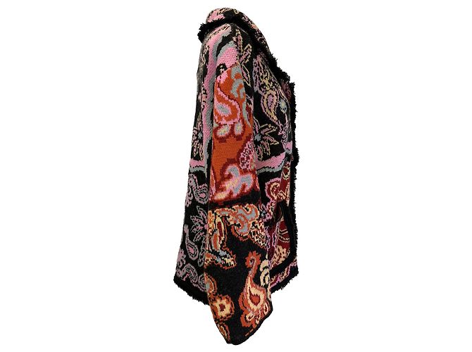 Farm Rio Sweet Mermaids Blazer aus mehrfarbiger Wolle - Ansicht 2