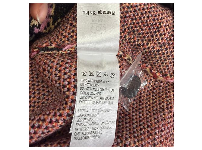 Farm Rio Sweet Mermaids Blazer aus mehrfarbiger Wolle - Ansicht 6