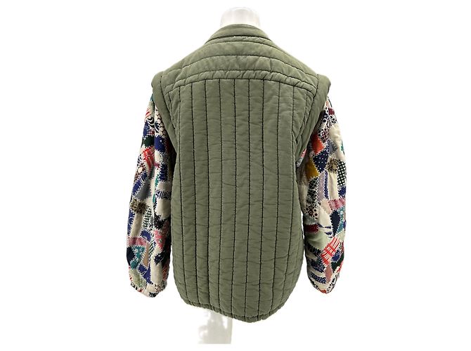 Sea New York Khakijacke mit farbigen Ärmeln - Ansicht 2