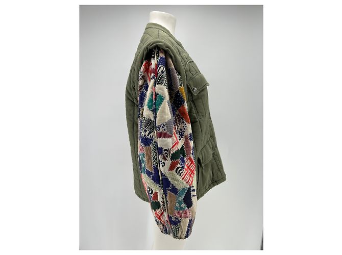 Sea New York Khakijacke mit farbigen Ärmeln - Ansicht 3
