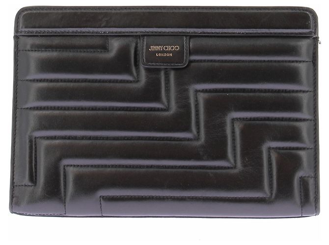 Jimmy Choo Clutch 'Avenue' nera Nero - vista 2
