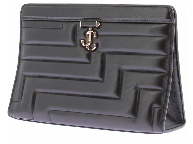 Jimmy Choo Clutch 'Avenue' nera Nero - vista 3