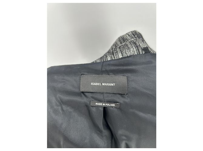 Blazer nero e argento Isabel Marant - vista 5