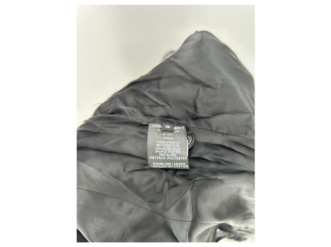 Blazer nero e argento Isabel Marant - vista 6