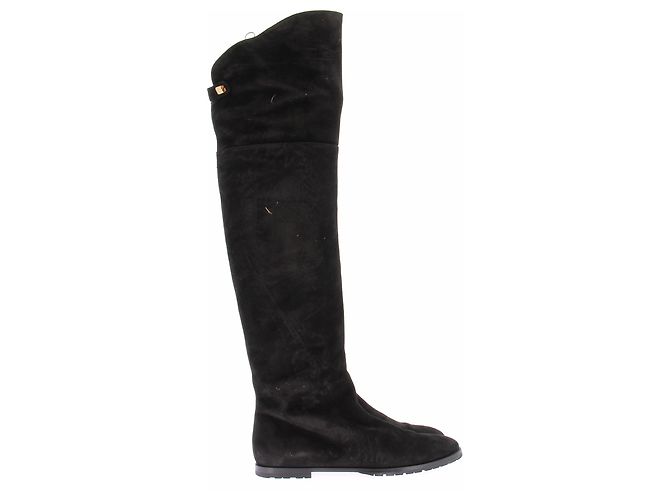 Autre Marque Botas SKORPIOS de ante negro - vista 2