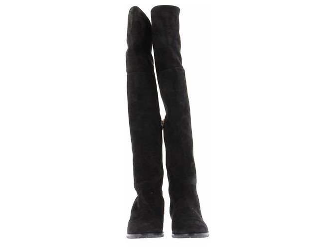 Autre Marque Botas SKORPIOS de ante negro - vista 5