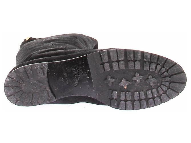 Autre Marque Botas SKORPIOS de ante negro - vista 7