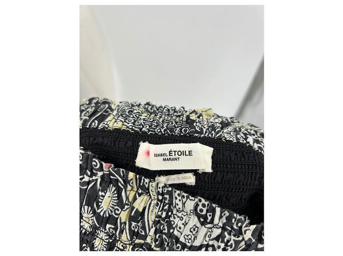 Falda estampada Isabel Marant Etoile de algodón marrón Castaño - vista 5