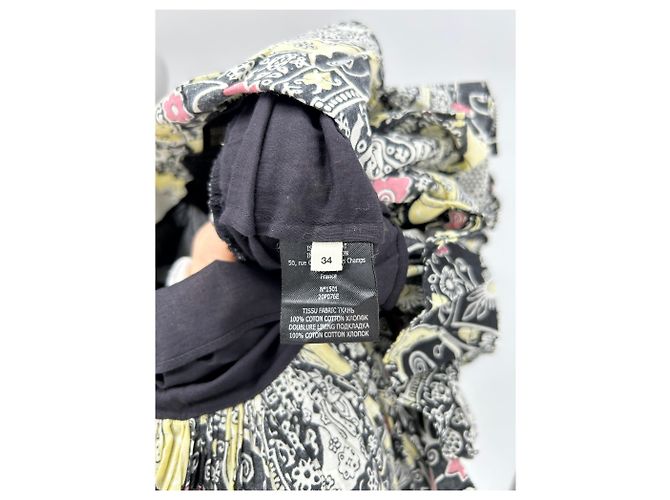 Falda estampada Isabel Marant Etoile de algodón marrón Castaño - vista 6