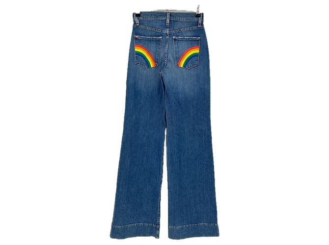 Autre Marque AO.LA Jeans Blau Regenbogen Baumwolle Größe 25 - Ansicht 2