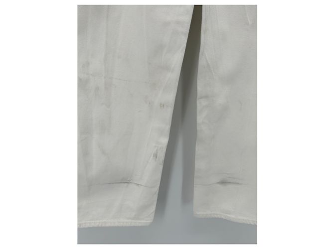 Autre Marque Pantalones blancos de algodón LOULOU DE SAISON Talla 25 - vista 3