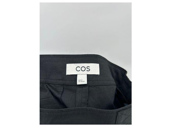 Pantalones negros de algodón Cos - vista 3