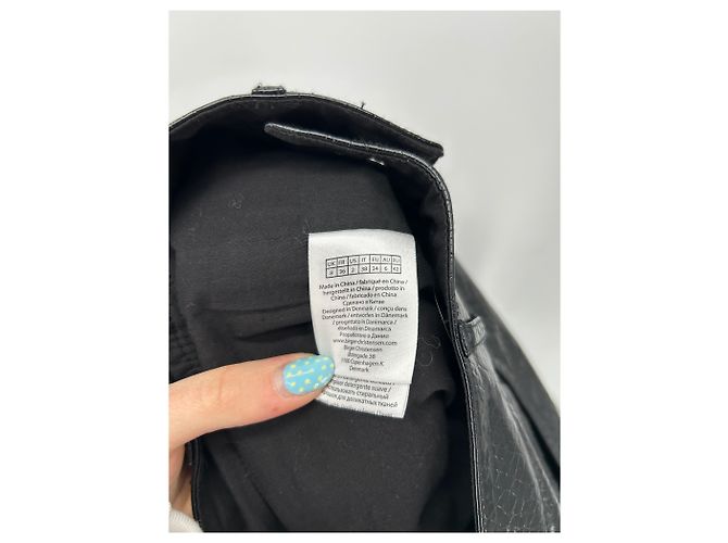 Rotate Schwarze Kunstlederhose - Ansicht 4