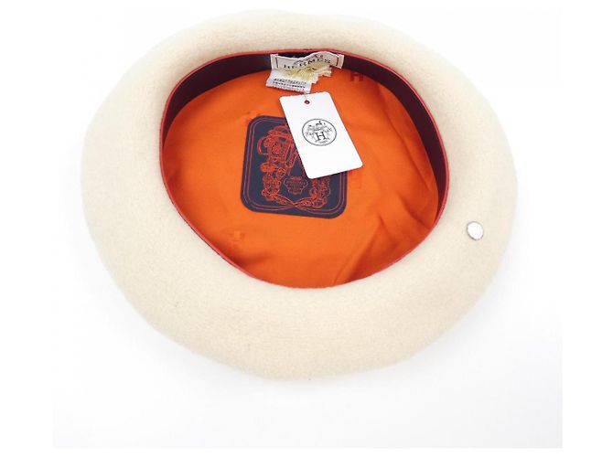 Cappellino Hermès H202022N Beige - vista 5