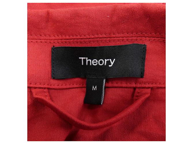 Chaqueta Theory Roja - vista 4