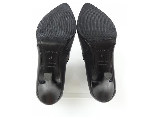 Hermès Hermes Pumps aus Leder Schwarz - Ansicht 4