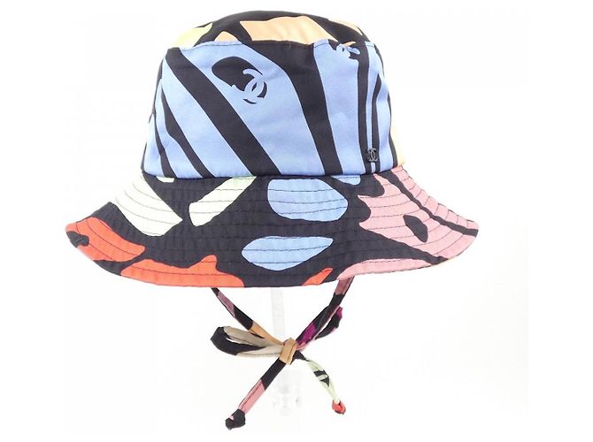 Timeless Chanel Hat Black Pink Blue Green - view 4