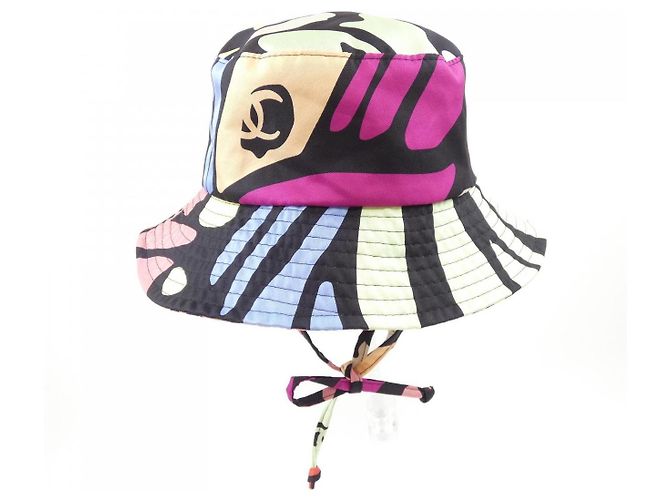 Timeless Chanel Hat Black Pink Blue Green - view 6