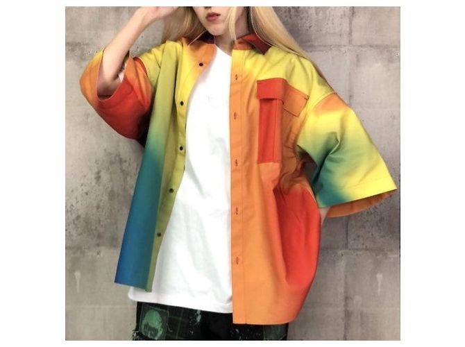 Autre Marque CAMICIA TERMOGRAFIA TENDER PERSON Polyester Shirt Multicolore - vista 3