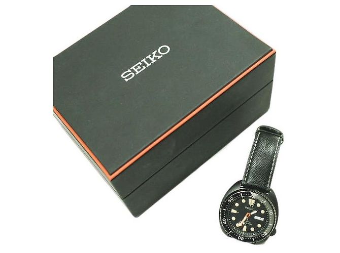 Reloj SEIKO PROSPEX de acero inoxidable Negro - vista 3