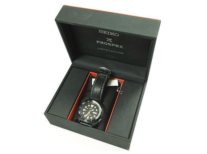 Reloj SEIKO PROSPEX de acero inoxidable Negro - vista 4