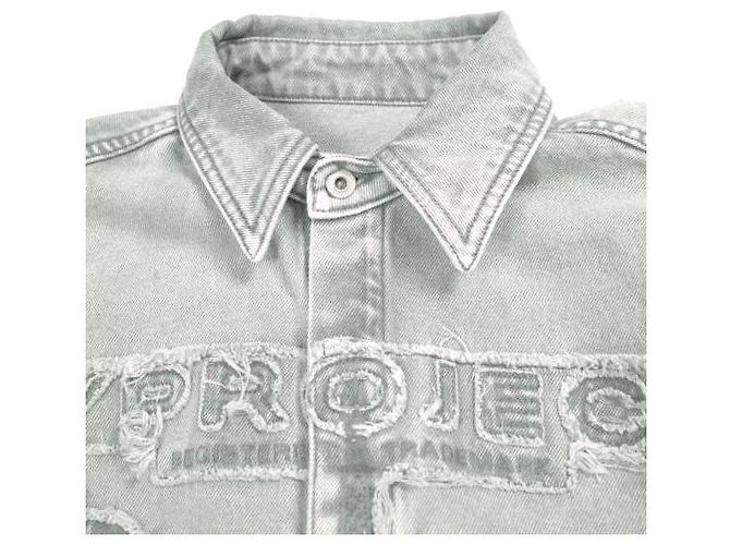 Autre Marque Camicia in cotone Y/Project Evergreen Paris' Best Patch Marrone - vista 4