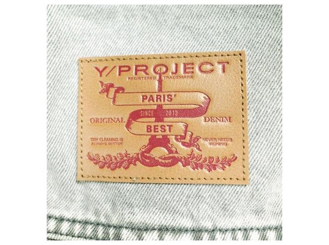 Autre Marque Camicia in cotone Y/Project Evergreen Paris' Best Patch Marrone - vista 8