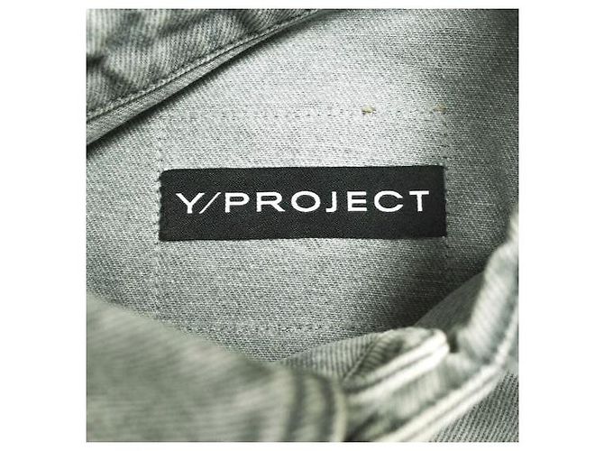 Autre Marque Camicia in cotone Y/Project Evergreen Paris' Best Patch Marrone - vista 9